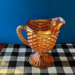Marigold Carnival woven basket